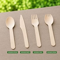 DISPOSABLE CUTLERY WOODEN